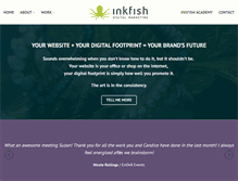 Tablet Screenshot of inkfish.co.za